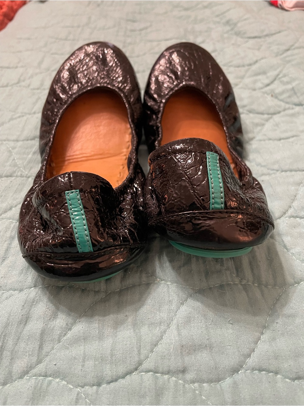 Tieks Black Patent Ballet Flats